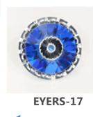 Zircon Multicolor Eye - Swiss Blue
