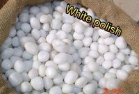 Home And Garden Showpiece Super White Machine Polish Pebble Wash Gravels - Product Type: Natural Stone