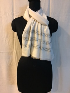 Wool Cashmere Swiroski Stoles