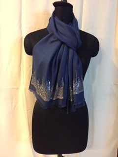 Wool Cashmere Swarovski Stoles