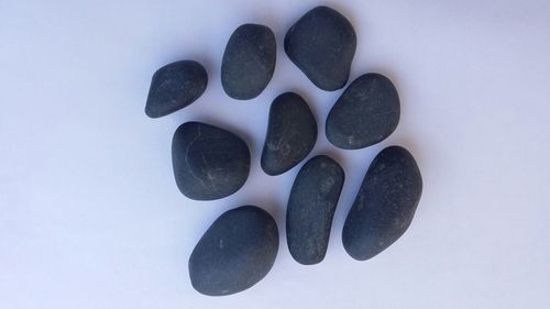 Decoration Natural Black mat Polished Agate Pebbles Stone