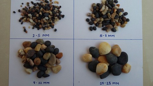 tumble Natural Stone Decorative Pebbles Mixed round Cobble and White Stone Competitive Supply