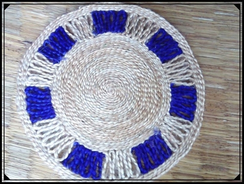 Jute Table Mat - Handmade Natural Fiber | Customized Design for Elegant Dining Experience