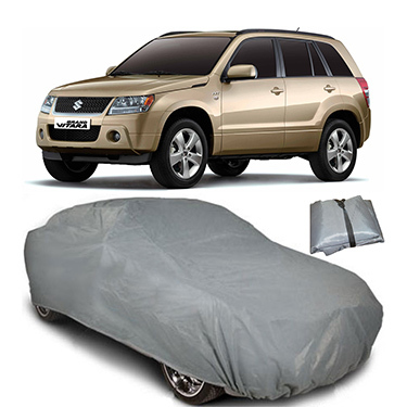 Car Cover - Imported Fabric, Silver, 800g | Water Resistant, UV Protection, Dust & Dent Guard, Custom Fit