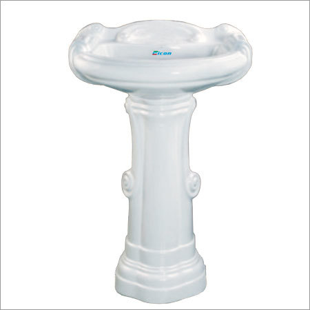 Big Sterling Set Pedestal Wash Basin