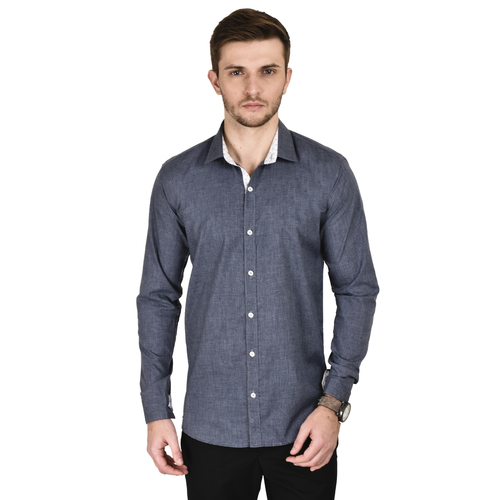 Trendy Cotton Shirt Gray