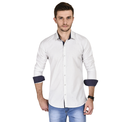 Trendy Cotton Shirt White