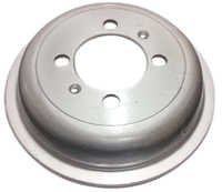 Rear Brake Drum - Steel, 100mm Diameter, 20mm Thickness, 6 Mounting Holes, Smooth Finish, Durable, Precise, Reliable