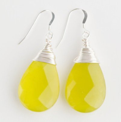 Sterling Silver Gemstone Earring