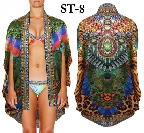 Mix Digital Printed Fancy Ladies Kaftan