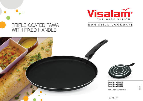 Non-Stick Tawa Fixed Handle (Three Layer Coating) Size: 7Inch
