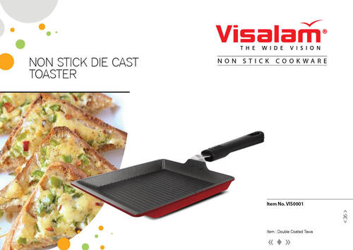Red/Black D/C N/S Mini Toaster (Two Layer Coating)