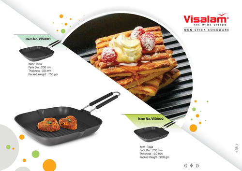 Non-Stick D/C Grill Pan Size: 7Inch
