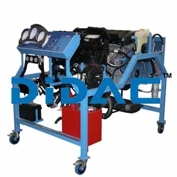 Custom Gasoline Engine Bench Trainer By DIDAC INTERNATIONAL
