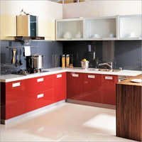 Postform Shutters - Postform Laminate, Variable Dimensions, Red | Durable, Moisture-resistant, Rounded Edge, Easy Installation, High Gloss Finish, Stylish, Customizable, Modern Design