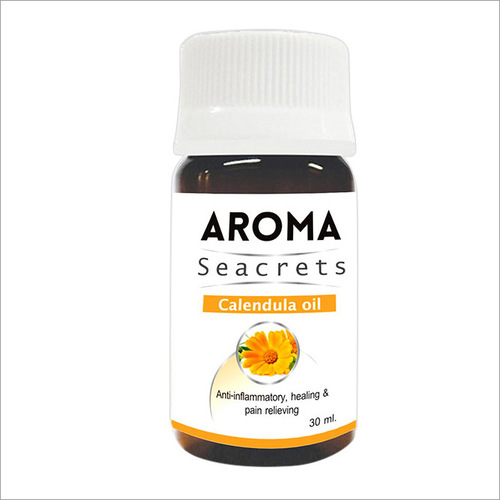 Calendula Oil - Glass Bottle 30ml Brown | Skin Smoothening Wound Healing Pain Reduction Anti-Inflammatory