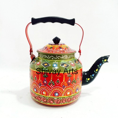 Stainless Steel Multicolored Designer Kettle Tea Pot