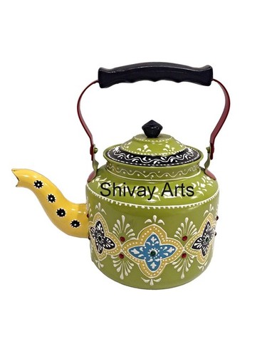 Stainless Steel Multicolored Designer Kettle Tea Pot