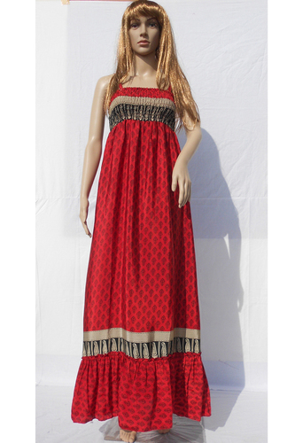Nice Assorted Silk Beachwear Casual Long Dresses