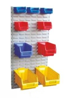 Bin Louvre Panel - Powder Coated Steel, 457x915 mm Light Grey | New Equipment Type