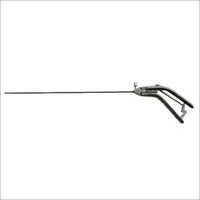 Storz Type Laparoscopic Needle Holder - Titanium Material, 500 Grams Weight, Grey Color | New Condition, Optimized For Safe Needle Handling In Clinics And Hospitals