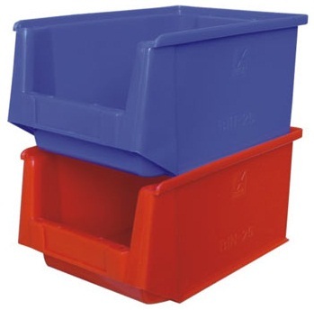 Industrial Bins - 225 x 150 x 125 mm | CRATE-25, Versatile Usage for Efficient Storage, Durable Design for Industrial Applications