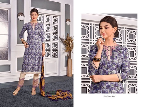Multicolour Buy Printed Pant Style Suit Online
