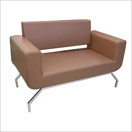 Modular Leather Office Sofa - Leather, 406.4 mm Height, Coffee Color | Durable, Easy to Clean, Eco-Friendly, Stylish Design, Long Lasting Shine