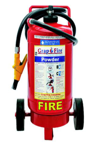 Dry Chemical Powder(DCP) Trolley Mounted Cartridge and CO2 Cylinder Type Fire Extinguishers - 75 kg, BC Class, IS: 10658 | Trolley Mounted, Easy Mobility, CO2 Cylinder