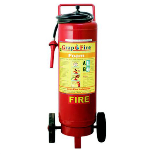 Mechanical Foam Trolley Mounted Catridge and Co2 Cylinder Type Fire Extinguishers