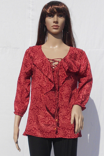 Nice Assorted Silk Beachwear Casual Tops