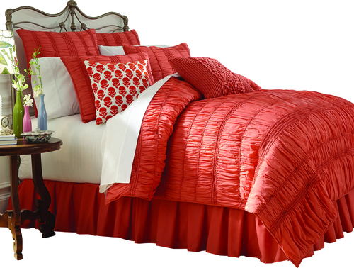 Serenade BEDSPREAD - COMFORTER Orange