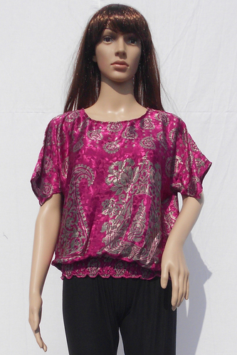 Nice Assorted Silk Beachwear Casual Tops