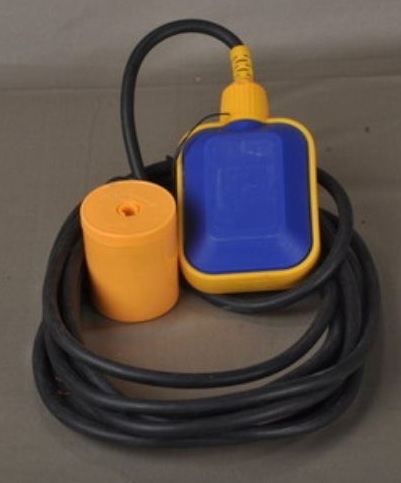 Float Switch - Polypropylene, 220V AC | Accurate Dimensions, Heat Resistance, Shock Proof, 70°C Max Temperature, 2.0m Cable Length, 230V 15A NO/NC Contact
