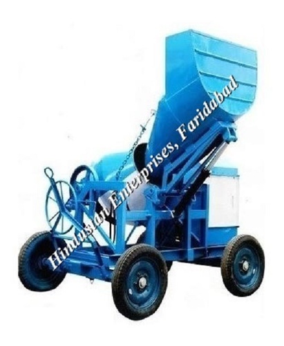 Concrete Mixer Machine With Hyraulic-Hopper