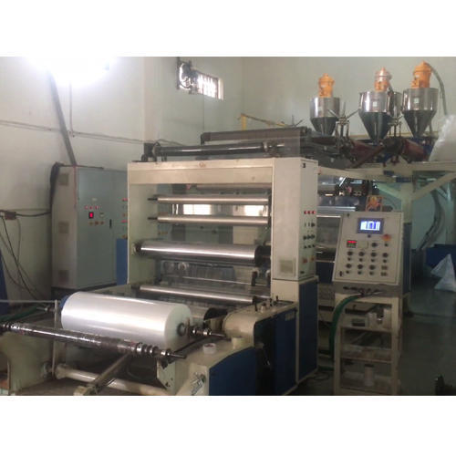 White & Blue Automatic Cast Film Making Machine