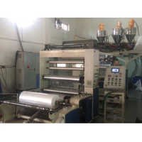 double layer stretching film machine