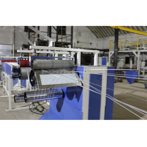 Plastic Sutli Plant - PP and HDPE Material, 10 Feet Dimensions, Blue Color | Automatic PLC Control, Electric Drive, Smooth Feed System
