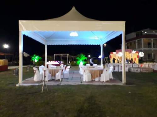 White Modular Tensile Structure