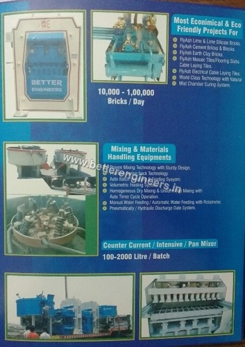 Fly ash brick machinery