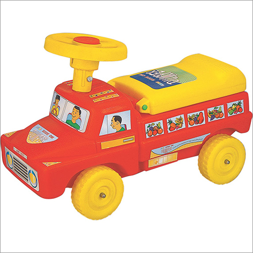 Girnar Ride On Dumper (PVC) - PVC Construction, For Ages 1-4 Years, Musical Buzzer Functionality - Fun Car Style Ride-On Toy