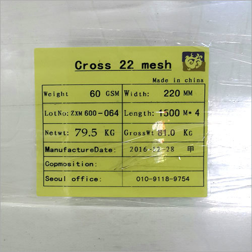 Cross 22 mesh Non Woven Fabric