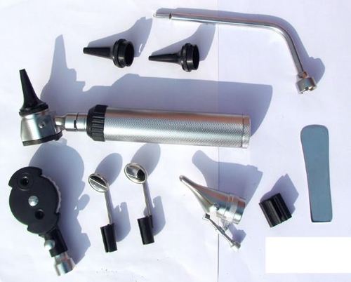 Diagnostic Set Oto Ophthalmoscope in Case EENT/ENT Set - Metal Plastic, 0.85 Kg | Portable, Battery Powered, Complete Set, Easy to Use