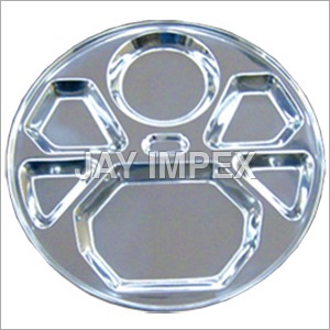 6 Compartment Plate