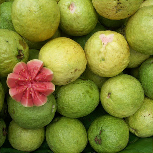 Guava - Whole, Round Shape | Sweet Taste, Green Color, Non-Glutinous, IQF Process