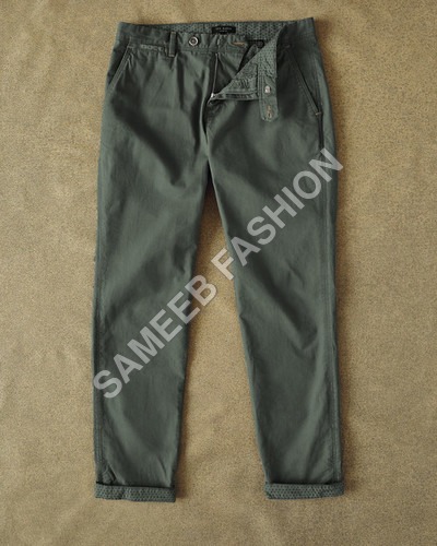 Cotton Chinos - Soft Feel, Regular Fit | Anti-Wrinkle, Machine Washable, High Comfort, Shrink-Resistant, Plain Pattern
