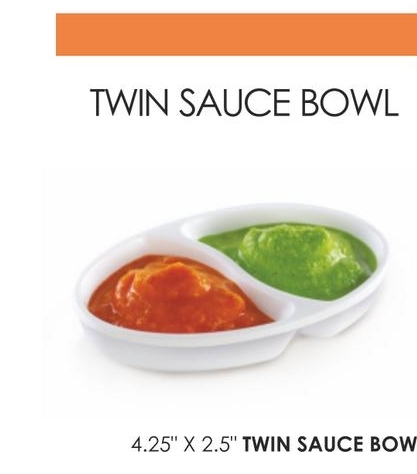 Twin Sauce Bowl