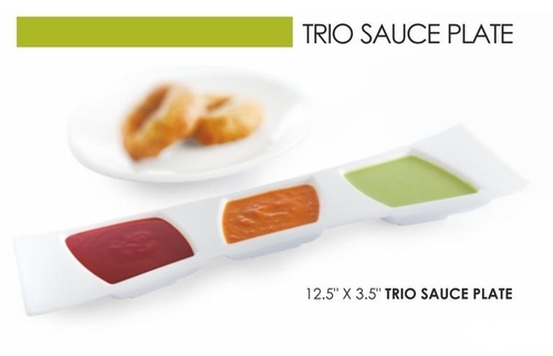 Trio Sauce Plate