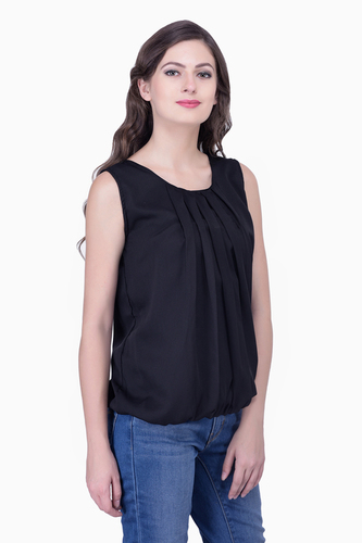 Mix Colours Black Solid Women Party Wear Office Wear Casual Tops