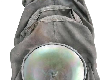 E-glass fiberglass with graphite treated filter bag